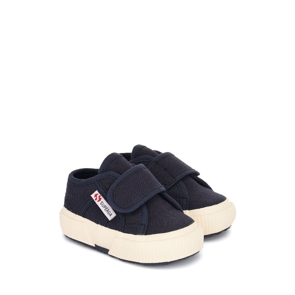 Children's Sneakers Blue Color with Velcro and Cotton Upper 02