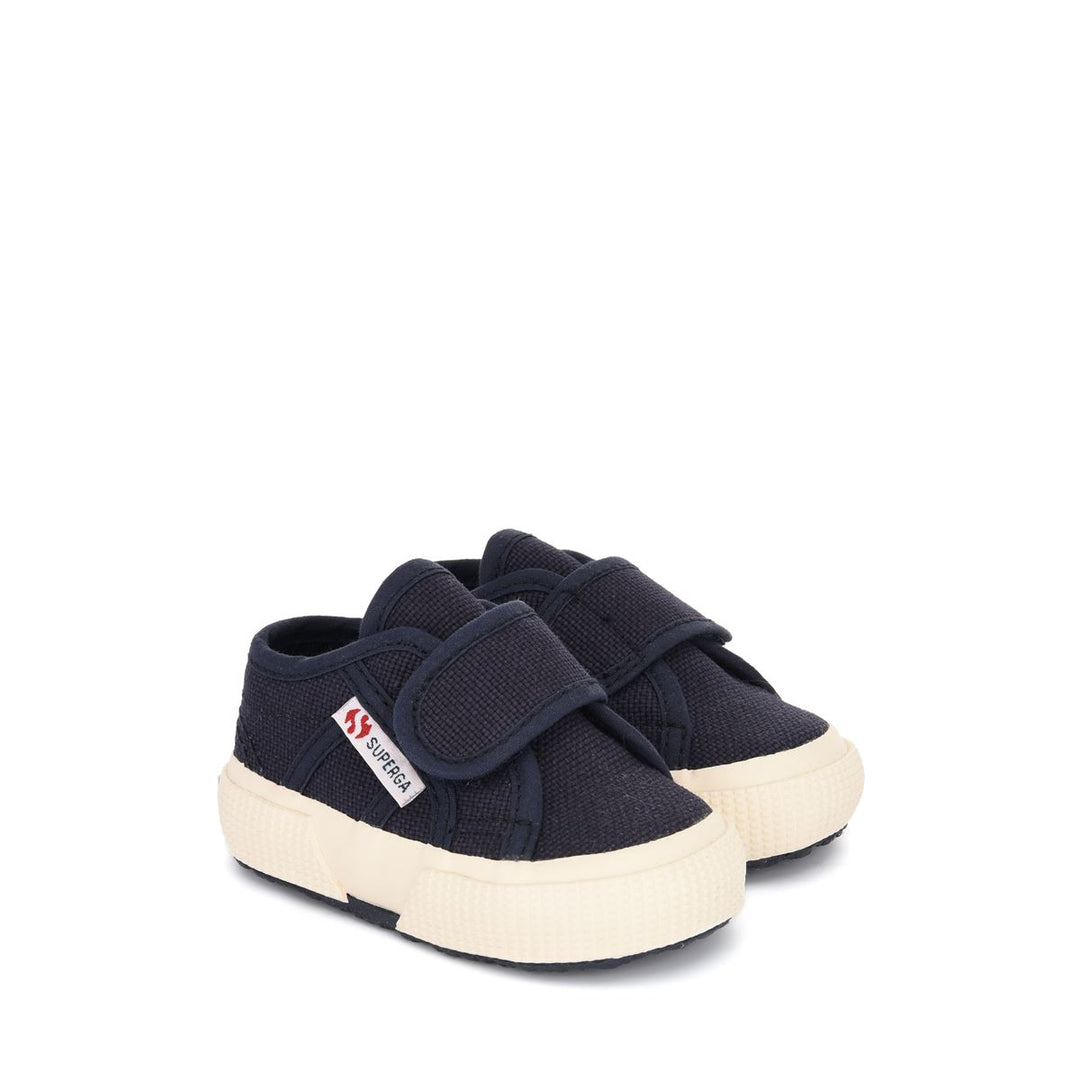 Children's Sneakers Blue Color with Velcro and Cotton Upper main