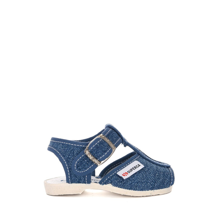 Sandales grises pour enfants avec tige en coton 1