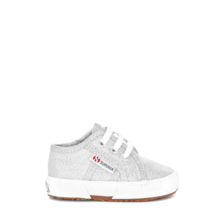 Children's Sneakers Grey Color with Lamé Upper 1