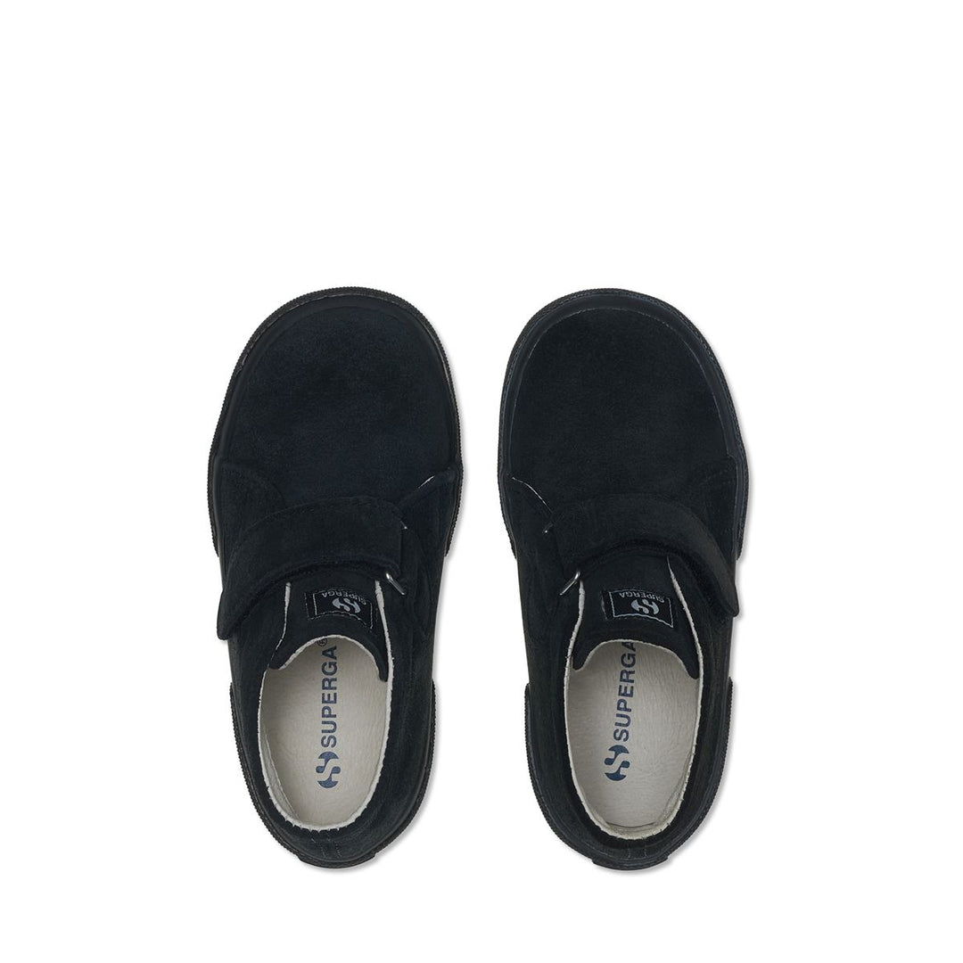 Boy's Ankle Boots Full Black with Suede Upper main