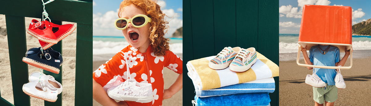 Superga: Kids' Shoes Practical and durable Superga shoes for little adventurers.